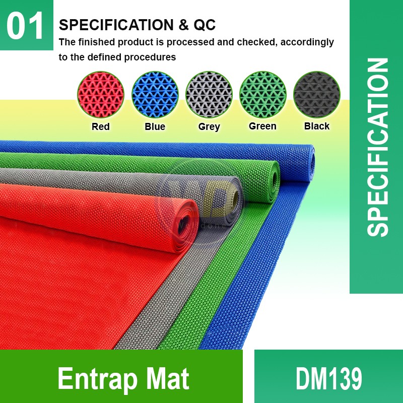 DM139 Entrap Mat | Quality Commercial Floormat Malaysia | Welldone