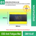 DM110-AF ESD Anti Fatigue Mat | Quality Commercial Floormat MY | Welldone