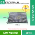 DM108 Safe Walk Mat | Quality Commercial Floormat Malaysia | Welldone