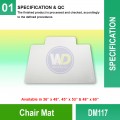 DM117 Chair Mat | Quality Commercial Floormat Malaysia | Welldone