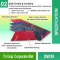 DM109 Tri Grip Corporate Mat | Quality Commercial Floormat MY | Welldone