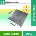 DM122 Rubber Stud Mat | Quality Commercial Floormat MY | Welldone