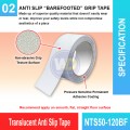 NTS50-120BF Translucent Anti Slip Tape | Barefooted Tape | Welldone