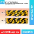 NTS50-60YB(C) Anti Slip Message Tape | Quality Anti-Skid Tape | Welldone