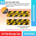 NTS50-60YB(C) Anti Slip Message Tape | Quality Anti-Skid Tape | Welldone
