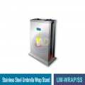 UM-WRAP/SS Stainless Steel Umbrella Wrap Stand | Welldone