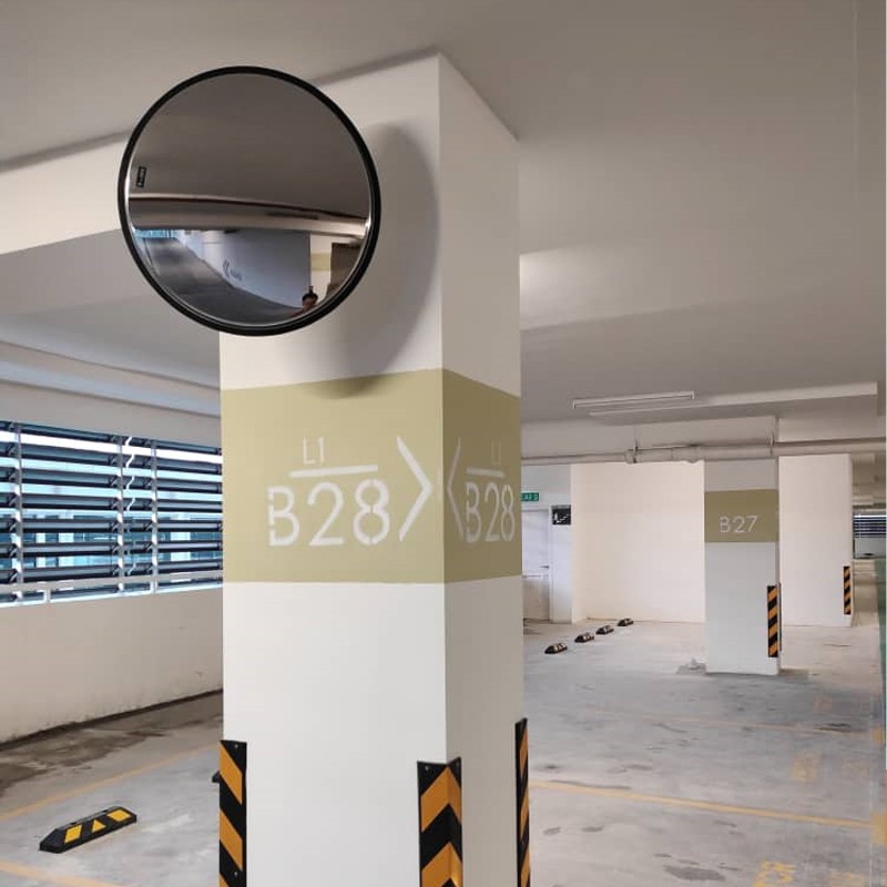 CM24-SS Stainless Steel Convex Mirror | Quality Safety Mirror MY | Welldone