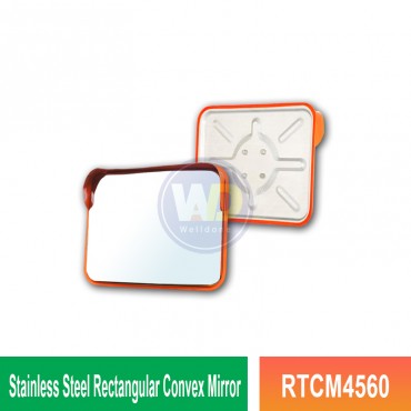 Stainless Steel Rectangular Convex Mirror