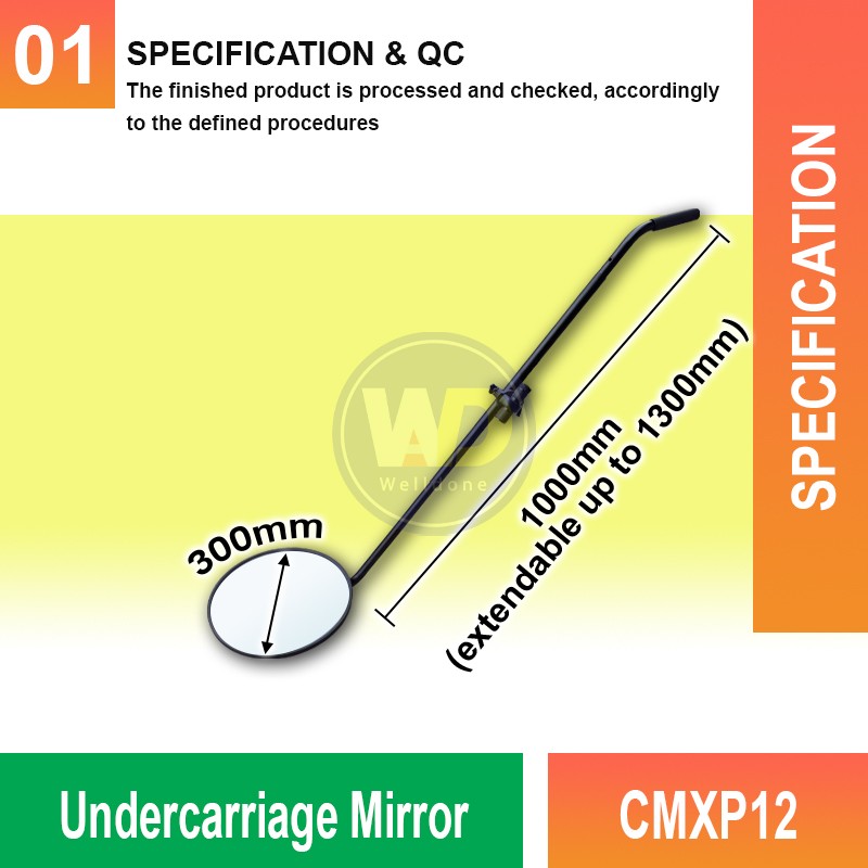 CMXP12 Undercarriage Mirror | Quality Security Mirror MY | Welldone CMXP12 Undercarriage Mirror | Quality Security Mirror MY | Welldone