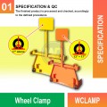 Wheel Clamp: Prevent Car Theft & Unauthorized Parking | Welldone