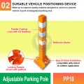 PP10 Adjustable Parking Pole | Quality Parking Barrier MY - Welldone