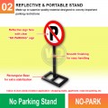 NO-PARK No Parking Stand | Quality Portable Stand MY | Welldone
