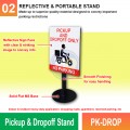 PK-DROP Pickup/Dropoff Stand | Quality Portable Stand MY | Welldone