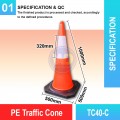 TC40-C PE Traffic Cone 40" | Quality Safety Cone Malaysia | Welldone