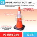 TC40-C PE Traffic Cone 40" | Quality Safety Cone Malaysia | Welldone