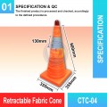 CTC-04 Retractable Fabric Cone | Quality Safety Cone MY | Welldone