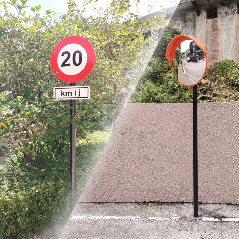 MS-9/3 Mild Steel Pole | Quality Safety Post Malaysia | Welldone