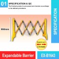 EX-B1643 Expandable Barrier | Quality Safety Barrier MY | Welldone
