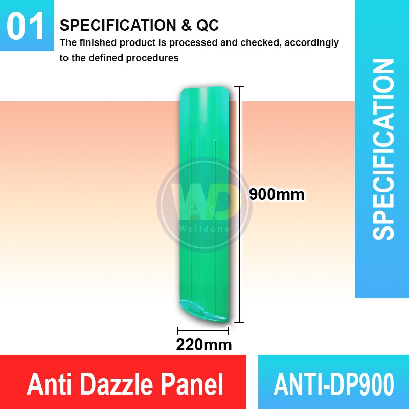 ANTI-DP900 Anti Dazzle Panel | Quality Delineator System MY - Welldone