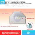BD1 Barrier Delineator | Quality Delineator System Malaysia | Welldone
