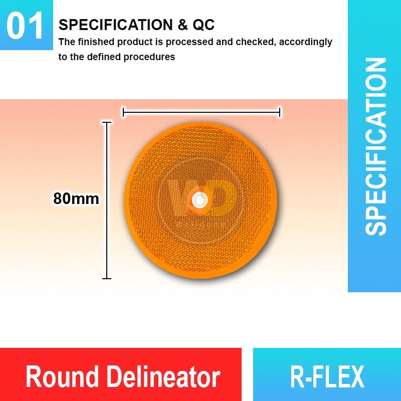 R-FLEX Round Delineator | Quality Delineator System MY | Welldone R-FLEX Round Delineator | Quality Delineator System MY | Welldone