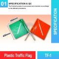 TF-1 Plastic Traffic Flag | Quality Safety Accessories MY | Welldone