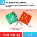 TF-1 Plastic Traffic Flag | Quality Safety Accessories MY | Welldone