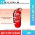 FEX01 9kg ABC Dry Powder Fire Extinguisher | Welldone