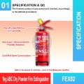 FEX02 1kg ABC Dry Powder Fire Extinguisher | Welldone