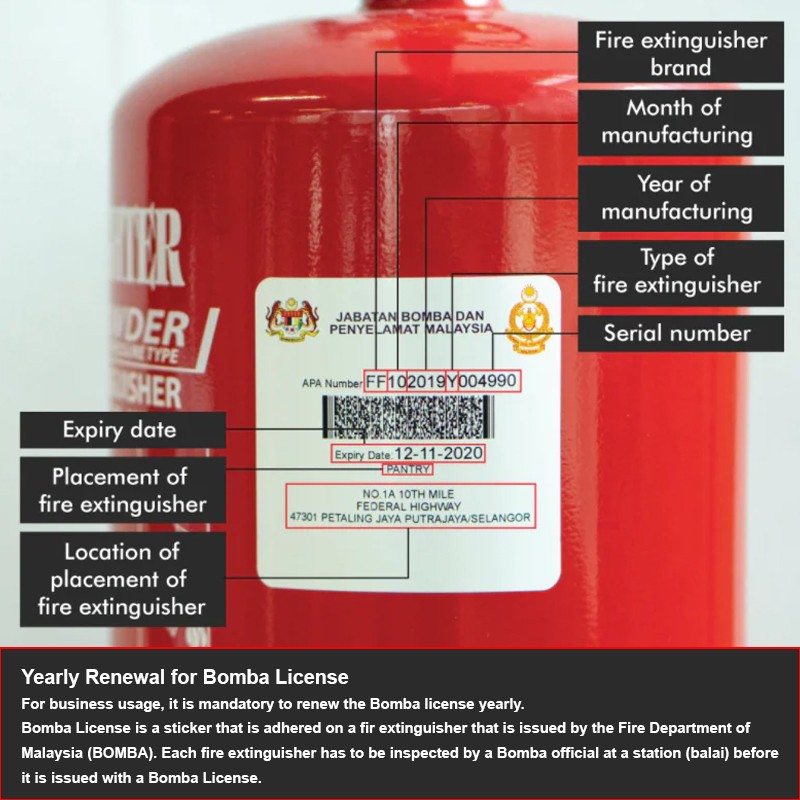 FEX01 9kg ABC Dry Powder Fire Extinguisher | Welldone