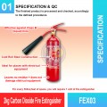 FEX03 2kg Carbon Dioxide Fire Extinguisher | Welldone
