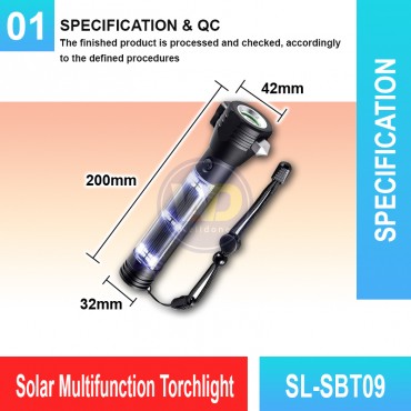 Solar Multifunction Torchlight