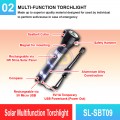 SL-SBT09 Solar Multifunction Torchlight | Quality Baton Light MY | Welldone