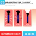 SL-SBT09 Solar Multifunction Torchlight | Quality Baton Light MY | Welldone
