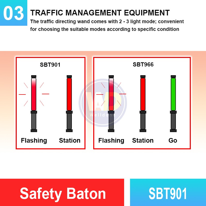 SBT901 Safety Baton | Quality Baton Light Malaysia | Welldone