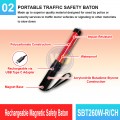 SBT260W-R/CH Rechargeable Magnetic Safety Baton | Welldone