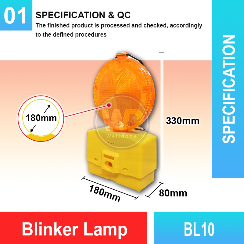 BL10 Blinker Lamp | Quality Warning Lamp Malaysia | Welldone