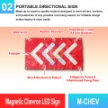 M-CHEV Magnetic Chevron LED Sign | Quality Warning Light MY | Welldone