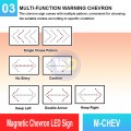 M-CHEV Magnetic Chevron LED Sign | Quality Warning Light MY | Welldone