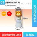 SL-WL02 Solar Warning Lamp | Quality Warning Light Malaysia | Welldone