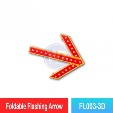 Foldable Flashing Arrow