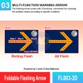FL003-3D Foldable Flashing Arrow | Quality Warning Light MY | Welldone FL003-3D Foldable Flashing Arrow | Quality Warning Light MY | Welldone