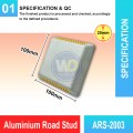 ARS-2003 Aluminium Road Stud | Quality Pavement Marker MY | Welldone
