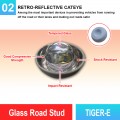 TIGER-E Glass Road Stud | Quality Raised Pavement Marker MY | Welldone