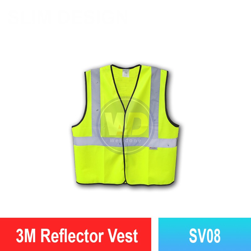 SV08 3M Reflector Vest | Quality High Visibility Vest MY | Welldone