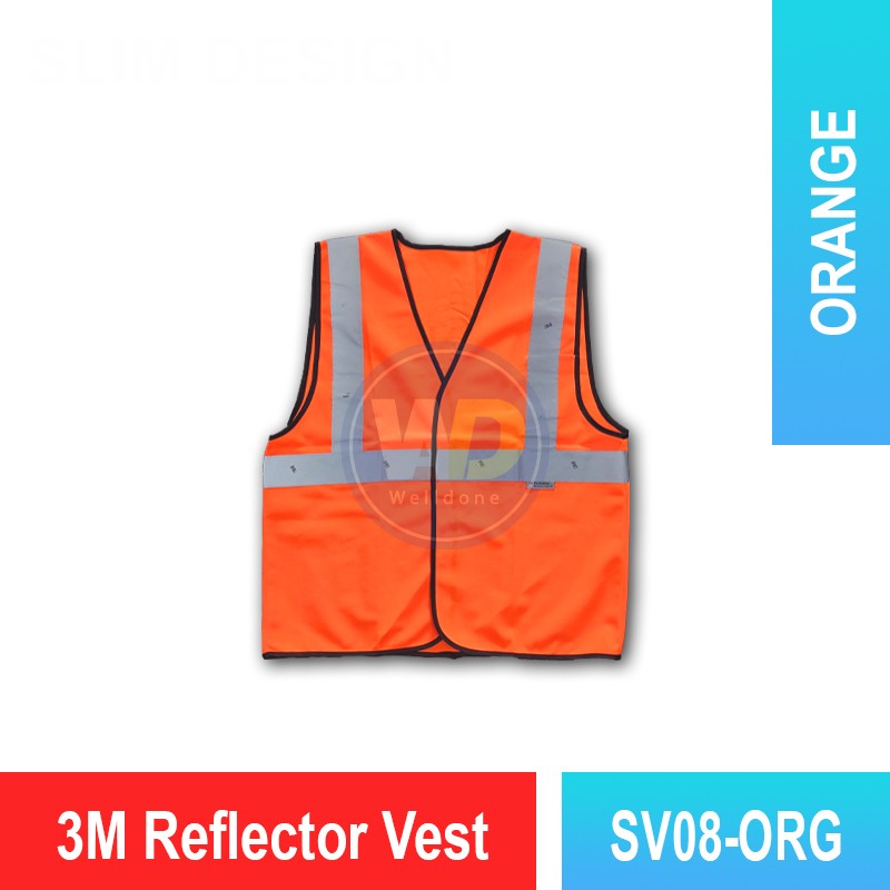 SV08 3M Reflector Vest | Quality High Visibility Vest MY | Welldone