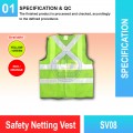 SV08 Safety Netting Vest | Quality High VIS Vest Malaysia | Welldone