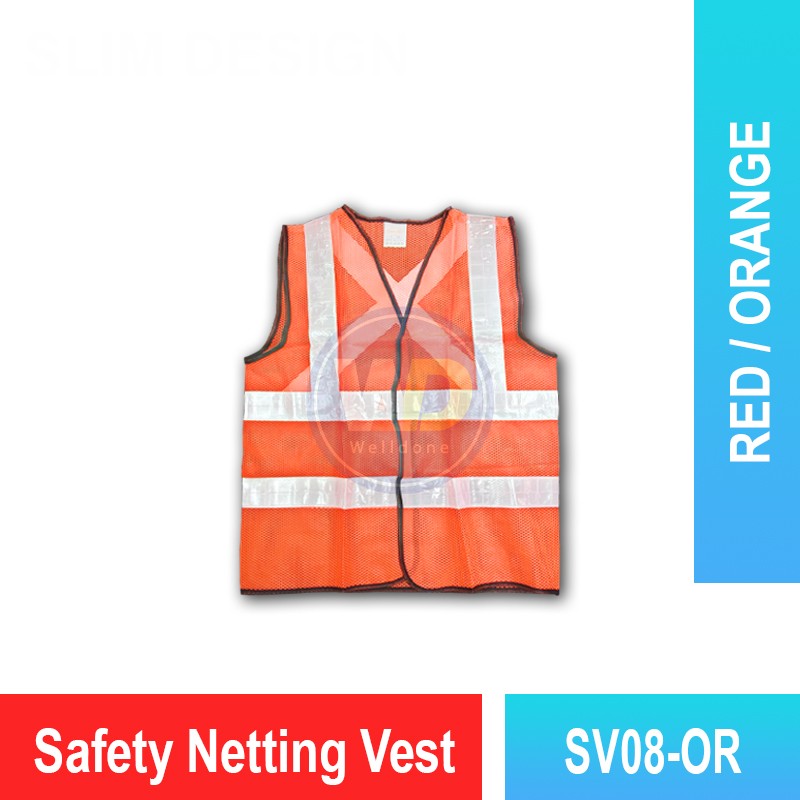 SV08 Safety Netting Vest | Quality High VIS Vest Malaysia | Welldone