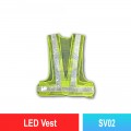 SV02 LED Vest | Quality High Visibility Vest Malaysia | Welldone