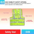 SV09 Safety Vest | Quality High Visibility Vest Malaysia | Welldone